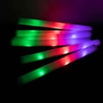 thumbnail image 1 of Efavormart 20 Pack Multicolor LED Foam Glow Sticks With 3 Flashing Modes, Reusable Battery Operated Light Sticks - 19", 1 of 11