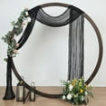 thumbnail image 1 of Efavormart 20ft Gauze Cheesecloth Black Wedding Arch Drapery Fabric, Window Scarf Valance, Boho Arbor Decor Curtain Panel, 1 of 11