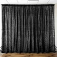 thumbnail image 1 of Efavormart 20ft x 10ft Black Spandex Party Wedding Backdrop Photography Background Fabric Photo Booth Backdrop Studio Background, 1 of 7