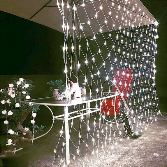 Efavormart 20ft x 10ft Twinkle In The Night LED Lights for Backdrops For Wedding Party Events Centerpiece Decoration - Clear
