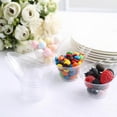 thumbnail image 1 of Efavormart 24 Pack | 3oz Clear Mini Teardrop Plastic Appetizer Snack Bowls, Disposable Dessert Party Cups, 1 of 11