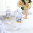 thumbnail image 1 of Efavormart 24 Pack White Pink Peony Floral Water Bottle Labels with Gold Trim, Waterproof Label Stickers, 1 of 10
