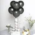 thumbnail image 1 of Efavormart 25 Pack - 12" Chrome Charcoal Gray Metallic Latex Helium Balloons, 1 of 10