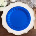 thumbnail image 1 of Efavormart 25 Pack | 9" Geometric Metallic Royal Blue Foil Dinner Paper Plates, Disposable Party Plates - 400 GSM, 1 of 11