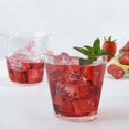 thumbnail image 1 of Efavormart 25 Pack | 9oz Crystal Clear Hard Plastic Party Cups With Rounded Rims, Disposable Tumblers, 1 of 10