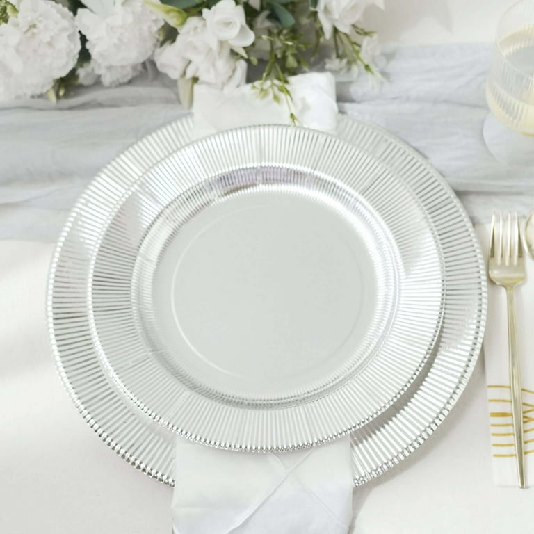 Efavormart 25 Pack Silver Sunray 8