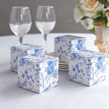 OBMMIRAO Upgrade 1PCS Blue Gift Box 9.5x7x4 Inches, Sturdy Gift Box With Lid For