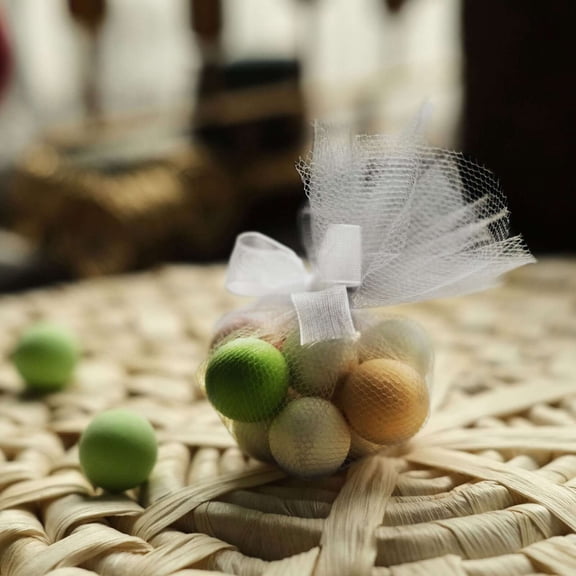 Efavormart 25pcs/ pk 9" Tulle Circles For Party Decorations Banquet Event Sewing DIY Crafts Fabrics Sewing - Silver