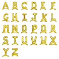thumbnail image 1 of Efavormart 27" Shiny Gold Self Standing Letters / Number Balloons, Helium Foil Mylar Balloons For Wedding Decoration - D, 1 of 9