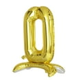 thumbnail image 1 of Efavormart 27" Shiny Gold Self Standing Letters / Number Balloons, Helium Foil Mylar Balloons For Wedding Decoration - O, 1 of 11