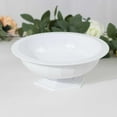 thumbnail image 1 of Efavormart 3 Pack White Roman Style Footed Compote Bowl Flower Vase, Round Decorative Plastic Planter Pedestal Vase Centerpiece - 10", 1 of 5