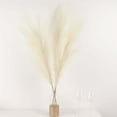 thumbnail image 1 of Efavormart 3 Stems | 44" Cream Artificial Pampas Grass Plant Sprays, Faux Branches Vase Flower Arrangement, 1 of 10