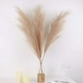 thumbnail image 1 of Efavormart 3 Stems | 44" Taupe Artificial Pampas Grass Plant Sprays, Faux Branches Vase Flower Arrangement, 1 of 11