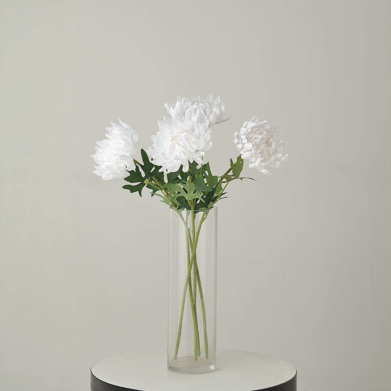 Meuva 1pc 6 Head Chrysanthemum Artificial Flower Bouquet Home Wedding Decoration Winter Plants Artificial Dry Foam for Artificial Flowers Artificial