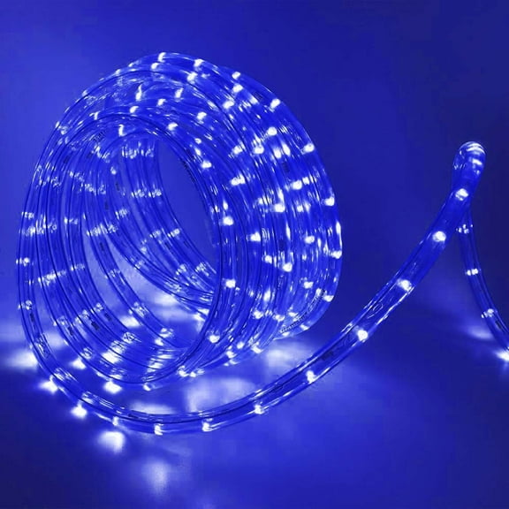 Efavormart 33FT  Long Blue  Waterproof Rope Lights With 250 Bright LEDs 8 Light Modes  Fairy Lights for Indoor Party Waterproof Outdoor Decorations