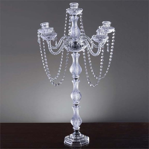 Efavormart 35" Tall Stunning Candelabra Candlestick Crystal Candle Holder Wedding Centerpiece