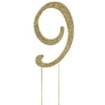 thumbnail image 1 of Efavormart 4.5" Gold Shinny Rhinestone Letters Cake Toppers For Wedding Birthday Party Special Event Personalized Decorations - 9, 1 of 3