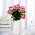 thumbnail image 1 of Efavormart 4 Bushes - 12" Fushia Peony Flower Bouquet - Artificial Arrangements With Realistic Soft Texture - Perfect for Table, Wedding Ceremonies, Party, Event, Centerpieces, Vases, 1 of 11