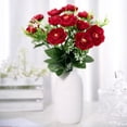 thumbnail image 1 of Efavormart 4 Bushes - 12" Red Peony Flower Bouquet - Artificial Arrangements With Realistic Soft Texture - Perfect for Table, Wedding Ceremonies, Party, Event, Centerpieces, Vases, Backdrops, 1 of 11