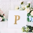 thumbnail image 1 of Efavormart 4" Letter P Gold Self-Adhesive Rhinestone Number Stickers for DIY Crafts, Handicraft Art, Graduation Cap Decorations Birthday Party, Wedding Alpha-Numeric stickers, 1 of 10