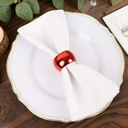STPgoods Flower Handmade Napkin Ring Set of Floral Napkin Holder