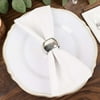 Efavormart 4 PCS Wholesale  Acrylic Napkin Rings for Place Settings Wedding Receptions Dinner or Holiday Parties Tableware