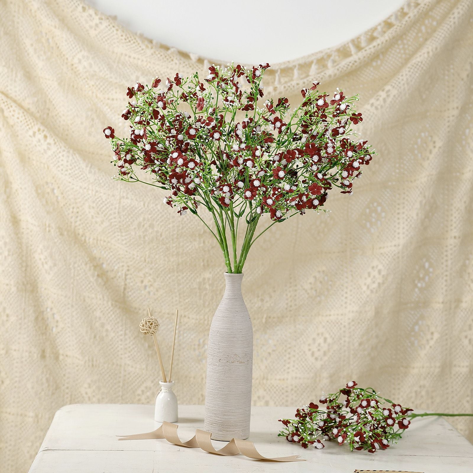 Efavormart 4 Pack - 27" Babys Breath Artificial Flowers, Gypsophila ...