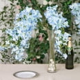 thumbnail image 1 of Efavormart 4 Pack 41" Tall Blue Silk Hanging Hydrangea Stems Artificial Flowers For Wedding Floral Arrangements, 1 of 8
