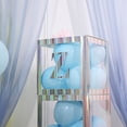 thumbnail image 1 of Efavormart 4 Pack - 5" Iridescent Pre-punched Decorative Numbers with Sticky Dots Make Your Own Banner for Birthdays and Weddings, Party Decoration Supplies - Z, 1 of 10