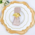 thumbnail image 1 of Efavormart 4 Pack | Gold Gingko Leaf Napkin Rings, Linen Napkin Holders - Metallic Ornate Design, 1 of 11