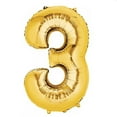 thumbnail image 1 of Efavormart 40" Shiny Metallic Gold Mylar Foil Helium/Air Number and Letter Balloons, 1 of 9