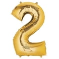 thumbnail image 1 of Efavormart 40" Shiny Metallic Gold Mylar Foil Helium/Air Number and Letter Balloons, 1 of 9