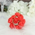 thumbnail image 1 of Efavormart 48 Roses | 4" Tall Red Real Touch Artificial DIY Foam Rose Flowers With Stem, Craft Rose Buds, 1 of 11