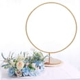 thumbnail image 1 of Efavormart 4Ft | Gold Balloon Column With Hoop Flower Pillar Stand, Metal Arch Table Centerpiece – Height Adjustable, 1 of 9