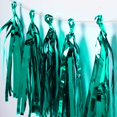 thumbnail image 1 of Efavormart 5 PCS Pre-Tied Metallic Foil Fringe Tassel Garland, Tinsel Curtain for Photo Backdrop Party Decoration - Turquoise, 1 of 11