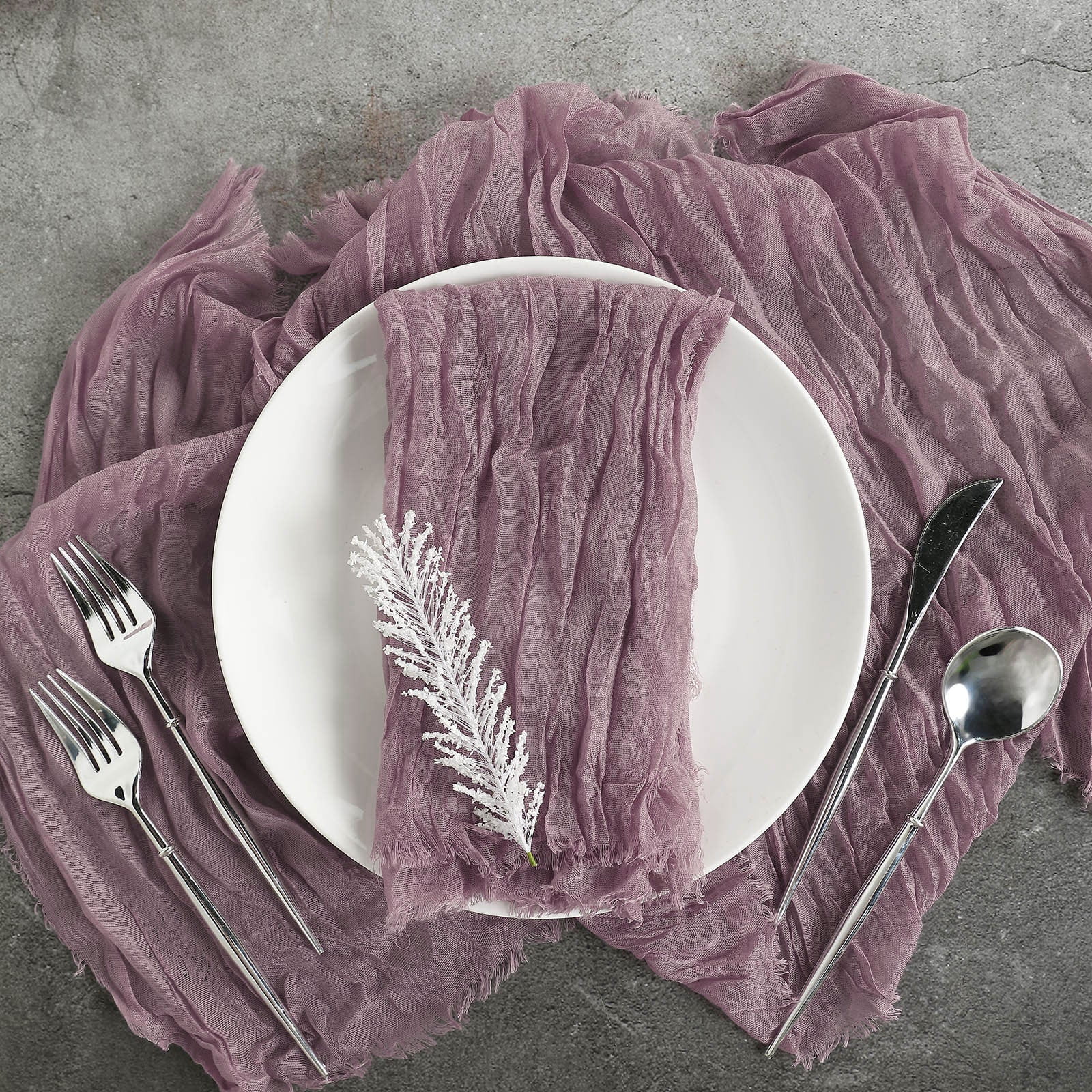 Efavormart 5 Pack | 24"x19" Gauze Cheesecloth Napkins Cotton Dinner ...