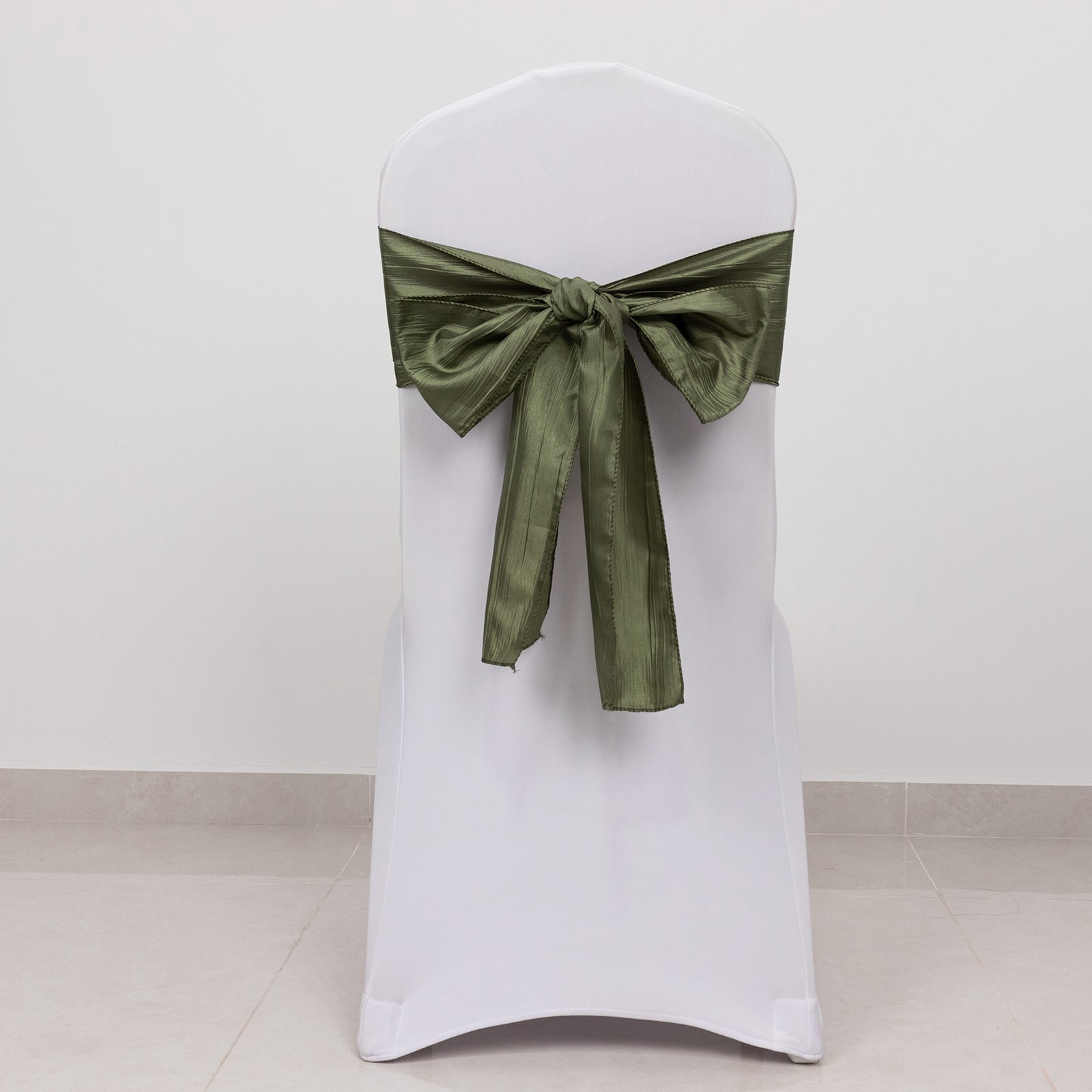 Efavormart 5 Pack | 6"x106" Accordion Crinkle Taffeta Chair Sashes ...