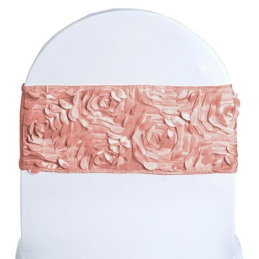 Efavormart 5 Pack | Ivory Satin Chair Sashes | 6"x106" - Walmart.com