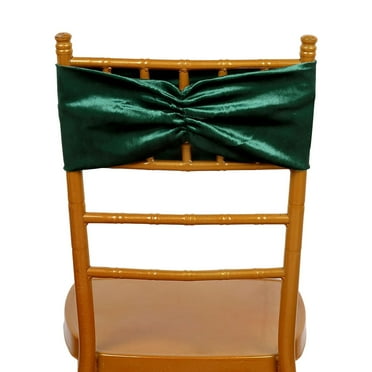 Efavormart 5 Pack Hunter Emerald Green Stretch Spandex Chair Sash With ...