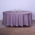 thumbnail image 1 of Efavormart 5 Pack Round Tablecloth, 120 Inch Stain & Wrinkle Resistant Washable Table Cloth, Decorative Polyester Fabric Table Cover for Banquet, Wedding, Dining- Amethyst, 1 of 9