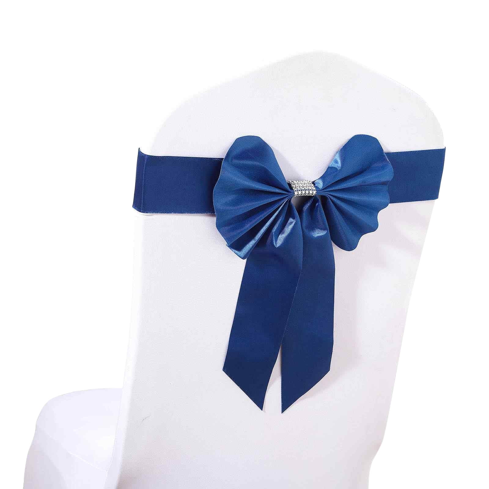 Efavormart 5 Pack Royal Blue Reversible Chair Sashes with Buckle Double ...