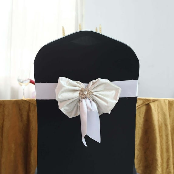 Efavormart 5 Pcs Assorted Gold Plated Pearl and Rhinestone Crystal Rhinestone Brooches Floral Sash Pin Brooch Bouquet Decor