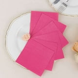 Efavormart 50 Pack | 5"x5" Fuchsia Soft 2-Ply Paper Beverage Napkins ...