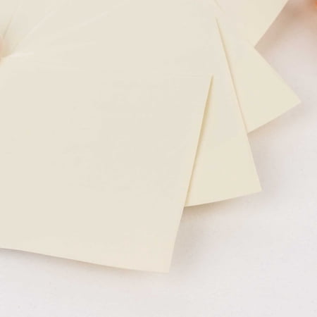Efavormart 50 Pack | 5"x5" Ivory Soft 2-Ply Paper Beverage Napkins, Disposable Cocktail Napkins - 18 GSM