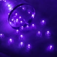 thumbnail image 1 of Efavormart 50 Pack Purple Round LED Balloon Lights, Waterproof Battery Operated Mini LED Balls - 0.5", 1 of 11