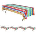 thumbnail image 1 of Efavormart 50"X108" Mexican Serape Fiesta Disposable Plastic Rectangle Tablecloth, Festive Party Table Cover, Cinco De Mayo Party Supplies, 1 of 11