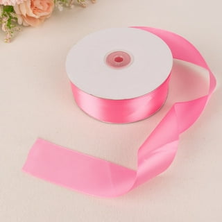 200 Pack Mini Pink Satin Ribbon Bows with Self-Adhesive Tape for Crafts,  Gift Present Wrapping, Christmas Wreath, 1.5 
