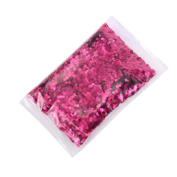 Efavormart 50 grams Hot Pink DIY Art & Craft Confetti Glitters Chunky Glitters For Wedding Party Event Table Centerpieces