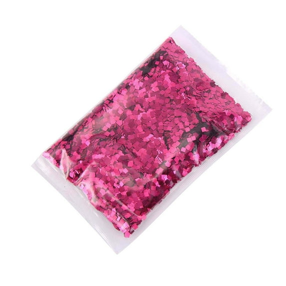 Efavormart 50 grams Hot Pink DIY Art & Craft Confetti Glitters Chunky Glitters For Wedding Party Event Table Centerpieces
