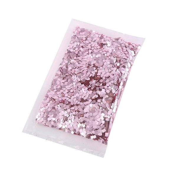 Efavormart 50 grams Pink DIY Art & Craft Confetti Glitters Chunky Glitters For Wedding Party Event Table Centerpieces